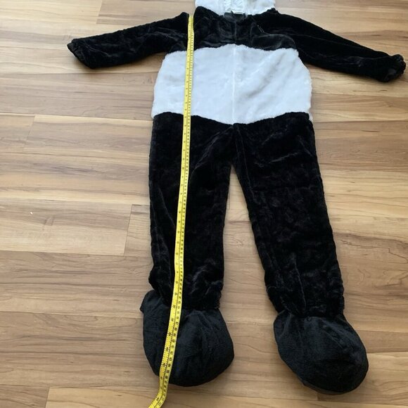 Panda Bear Hooded Halloween Costume Pajama Suit Lounger Size 4T-5T - Picture 5 of 10